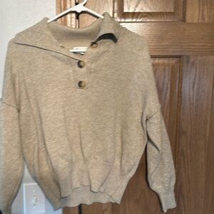 brown sweater